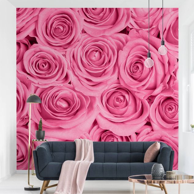 Fotobehang Pink Roses