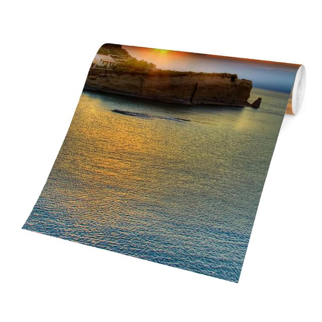 Fotobehang Sunset Over Corfu
