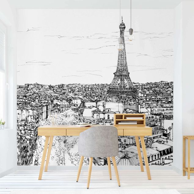 Fotobehang City Study - Paris