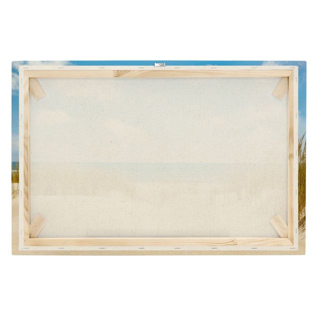 Natuurlijk canvas schilderijen Beach On The North Sea