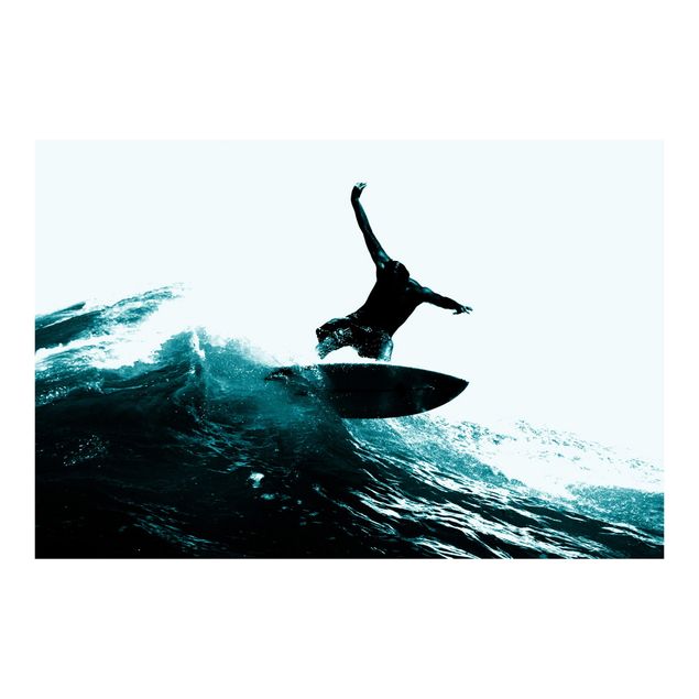 Fotobehang Surfing Hero