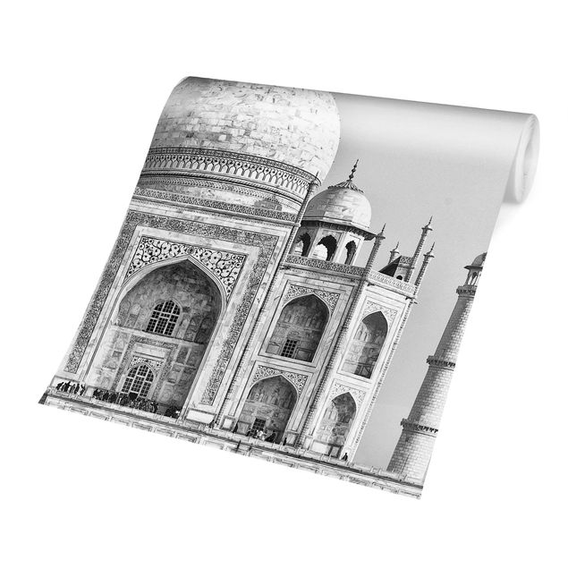 Fotobehang Taj Mahal In Gray