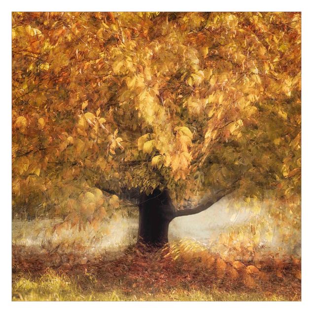 Fotobehang Dreaming Tree In Autumn