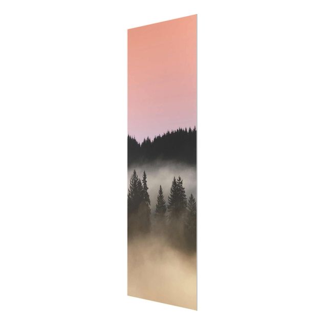 Glasschilderijen Dreamy Foggy Forest