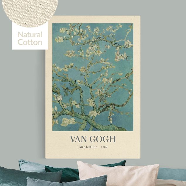 Natuurlijk canvas schilderijen Vincent van Gogh - Almond Blossom- Museum Edition