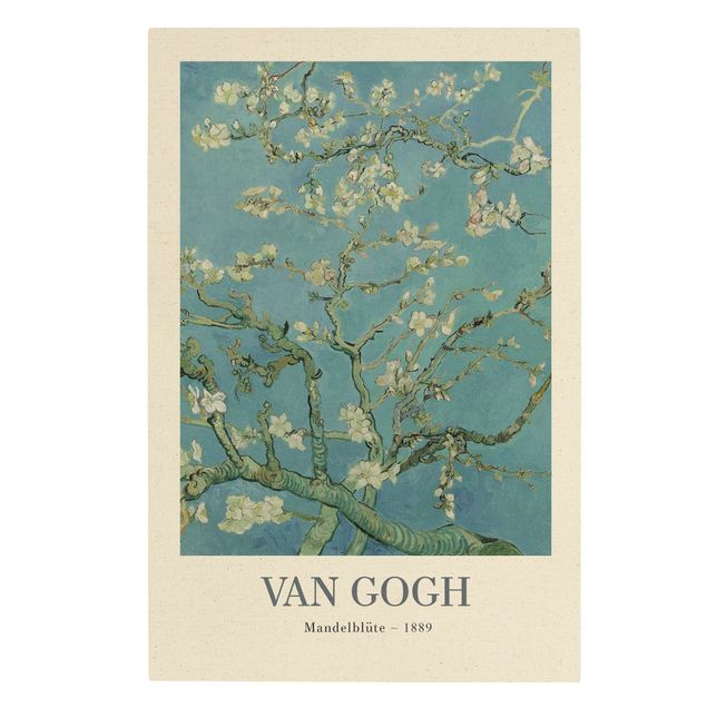 Natuurlijk canvas schilderijen Vincent van Gogh - Almond Blossom- Museum Edition