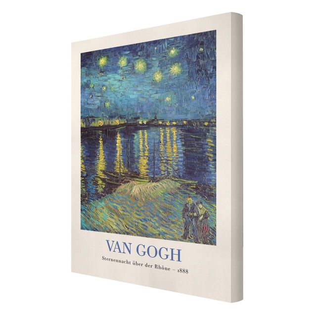 Canvas schilderijen - Vincent van Gogh - Starry Night - Museum Edition