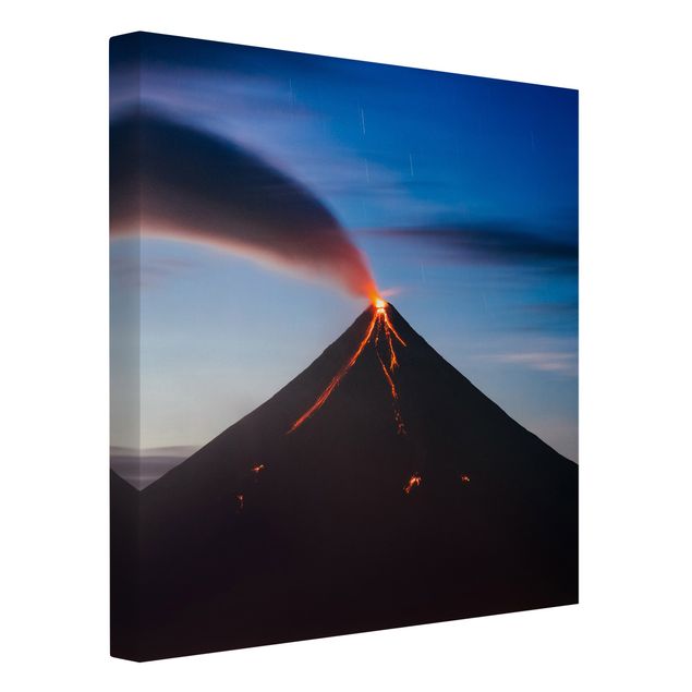 Canvas schilderijen Volcano
