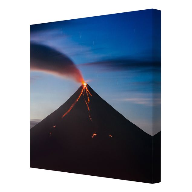 Canvas schilderijen Volcano