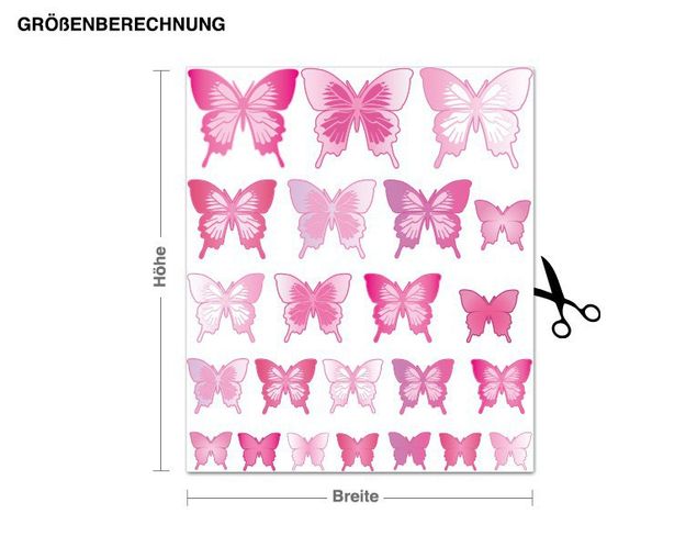 Muurstickers vlinders Butterfly Set