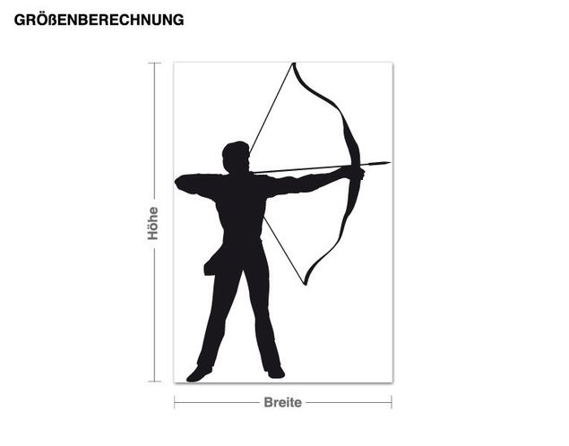 Muurstickers Archery
