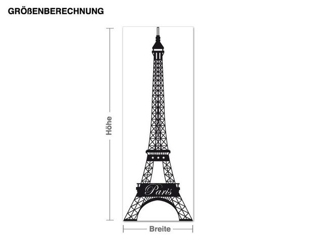 Muurstickers Parijs Eiffel Tower in Paris