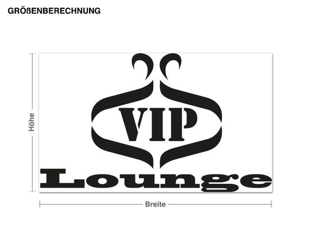 Muurstickers VIP Lounge XXL