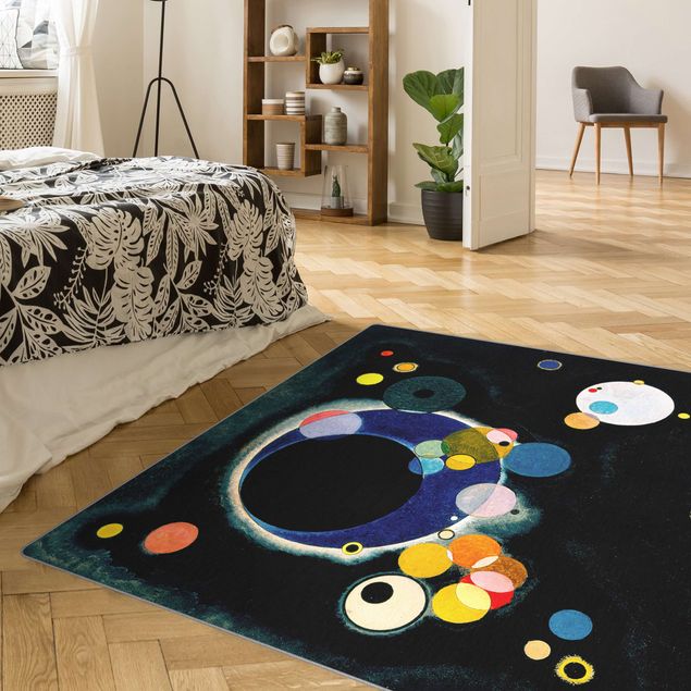 grote vloerkleden Wassily Kandinsky - Sketch Circles