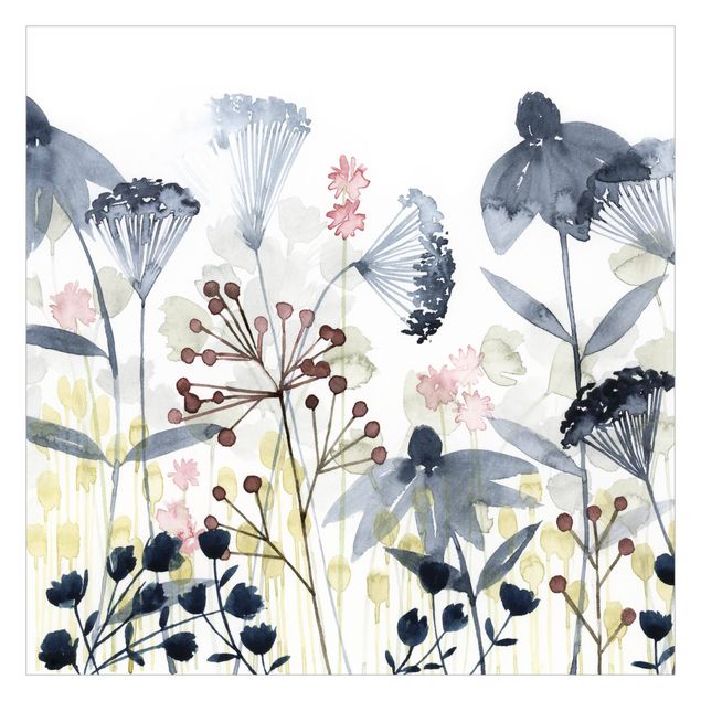 Fotobehang Wildflower Watercolour I