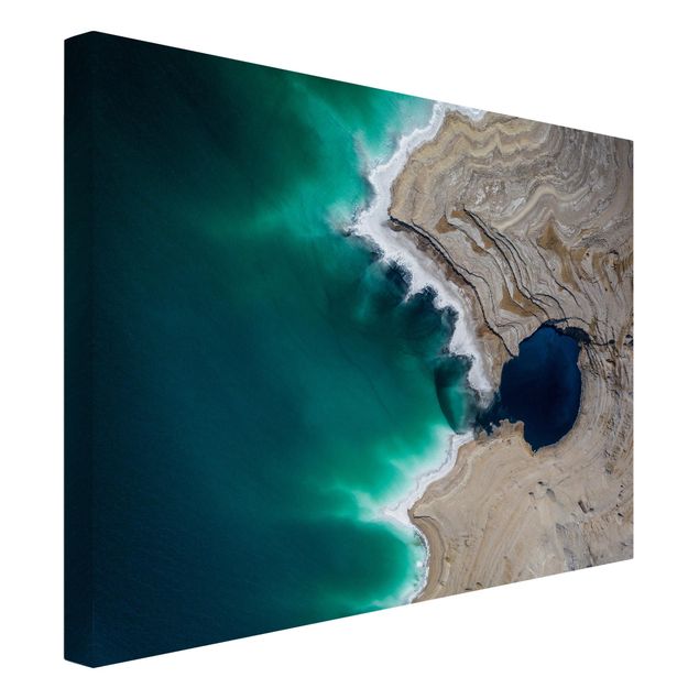 Canvas schilderijen Wild Coastal Bay In Israel