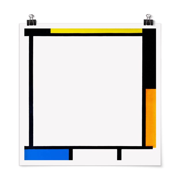 Posters Piet Mondrian - Composition II
