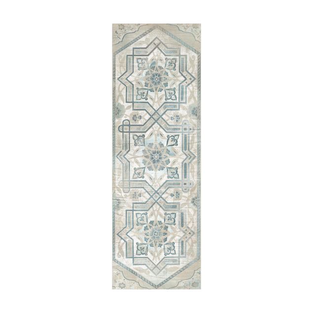 Vloerkleed wit Wood Panels Persian Vintage III