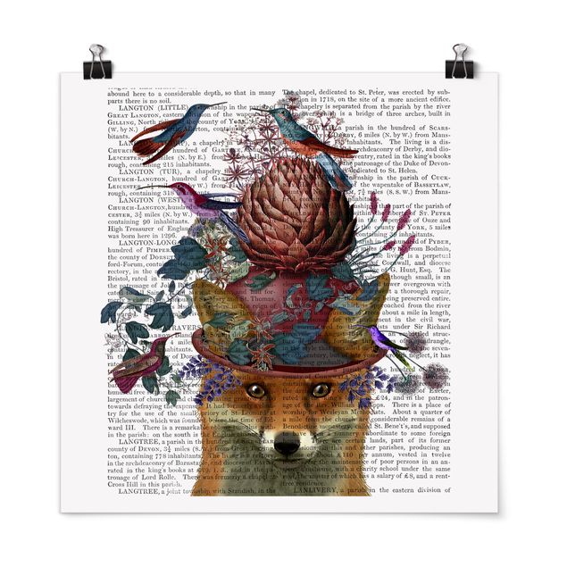 Posters Fowler - Fox With Artichoke