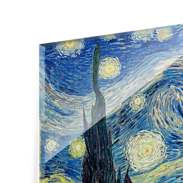 Spatscherm keuken Vincent van Gogh - Starry Night