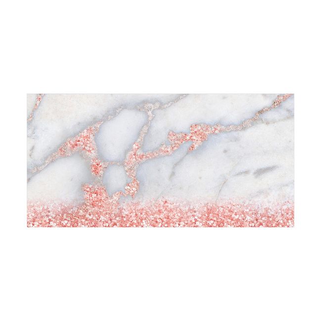 grijs tapijt Marble Look With Pink Confetti