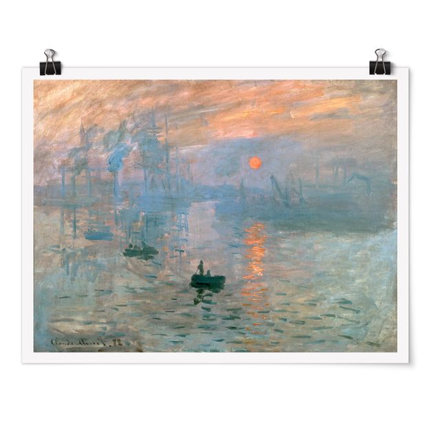 Posters Claude Monet - Impression (Sunrise)
