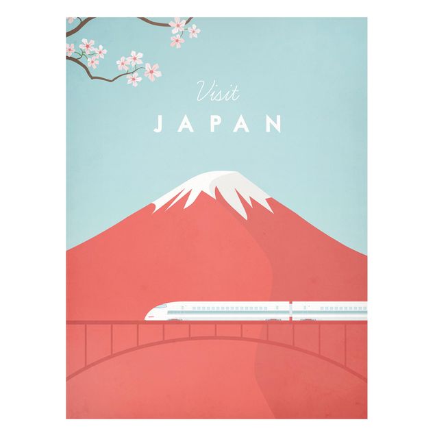 Magneetborden Travel Poster - Japan