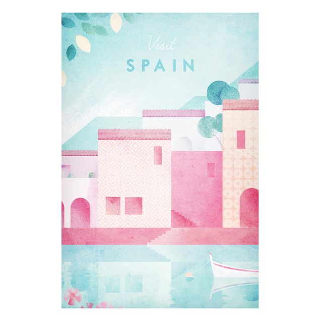 Magneetborden Travel Poster - Spain