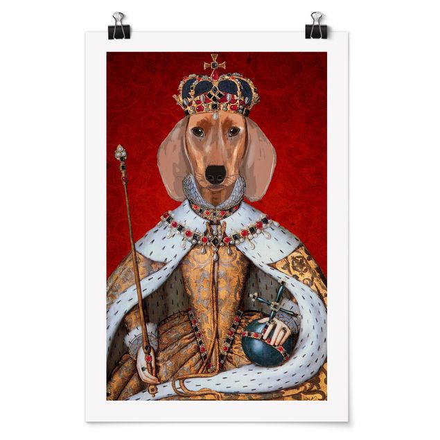 Posters Animal Portrait - Dachshund Queen