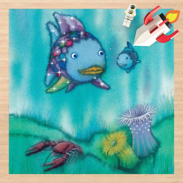 Balkonkleden The Rainbow Fish - Two Fish Friends Out And About