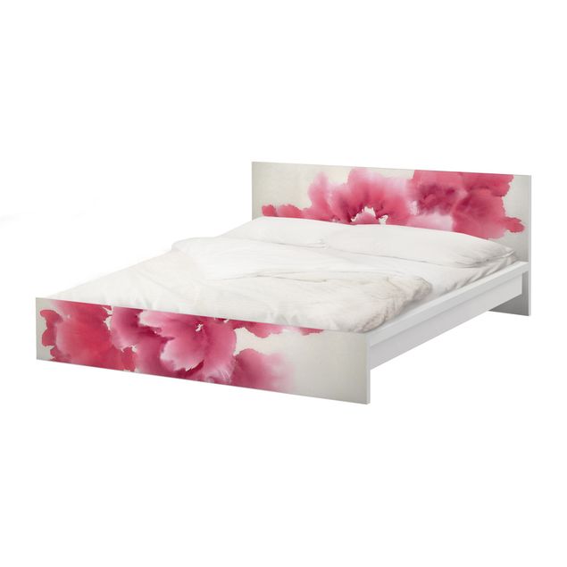 Meubelfolie IKEA Malm Bed Artistic Flora I