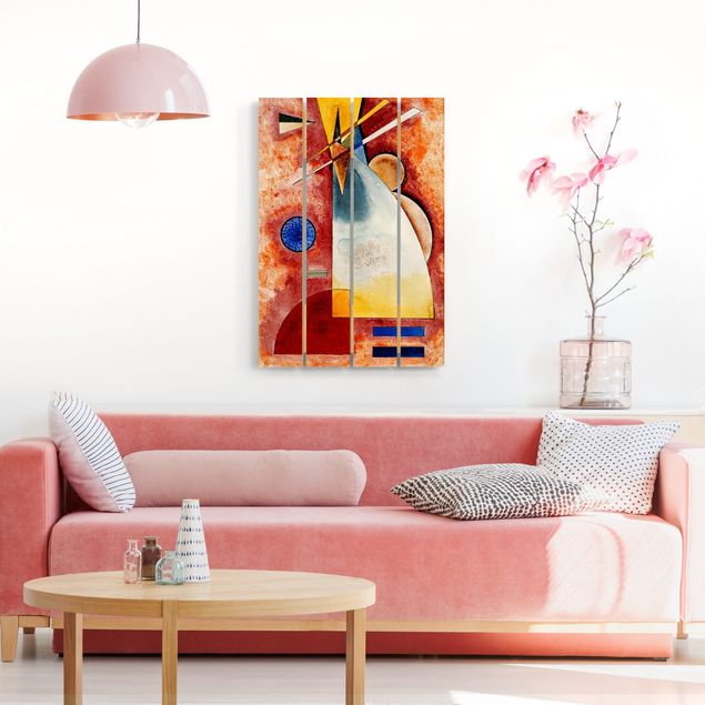 Houten schilderijen op plank Wassily Kandinsky - In One Another