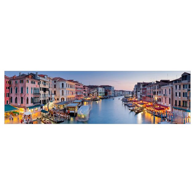 Keukenachterwanden Evening On The Grand Canal In Venice