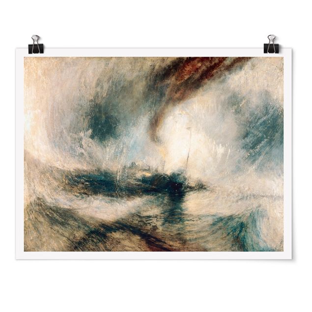 Posters William Turner - Snow Storm - Steam-Boat Off A Harbour’S Mouth