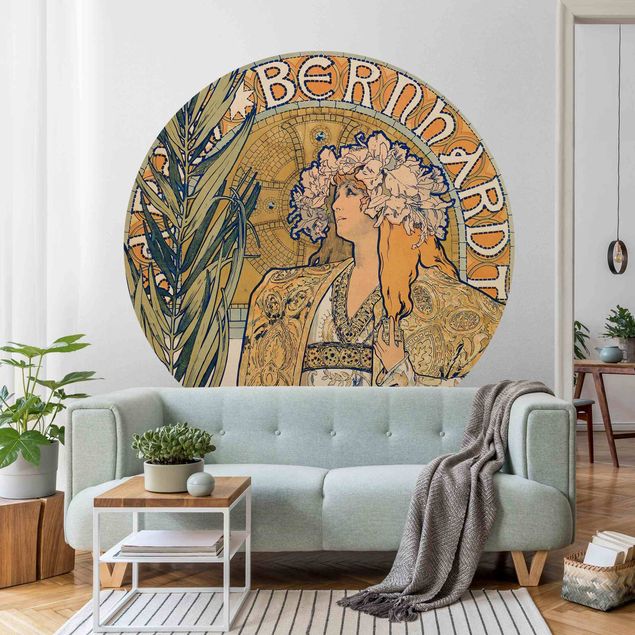 Behangcirkel Alfons Mucha - Poster For The Play Gismonda