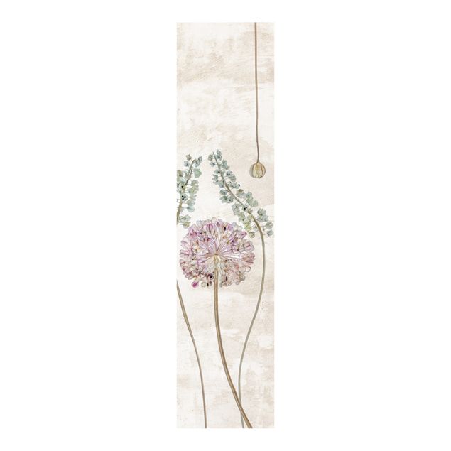 Schuifgordijnen Allium Illustration