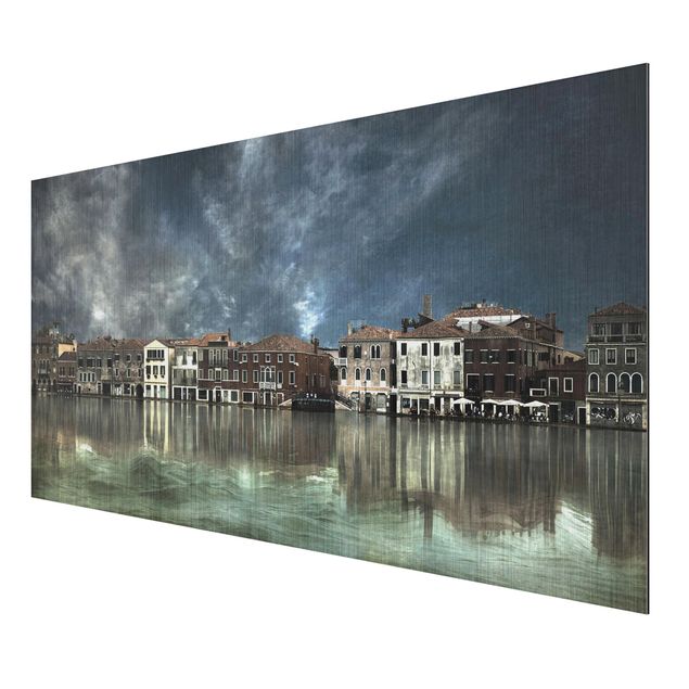 Aluminium Dibond schilderijen Reflections in Venice