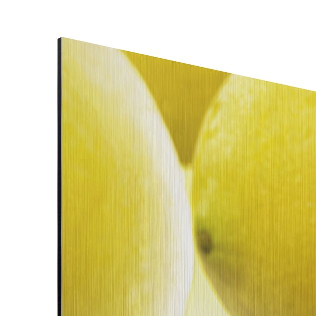 Aluminium Dibond schilderijen Lemons In Water
