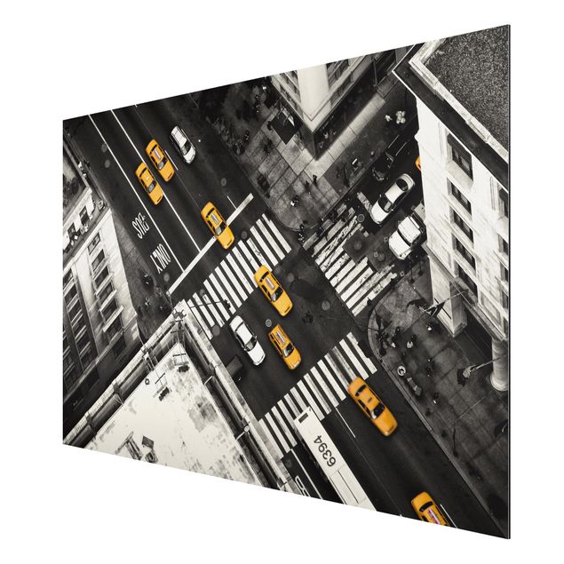 Aluminium Dibond schilderijen New York City Cabs
