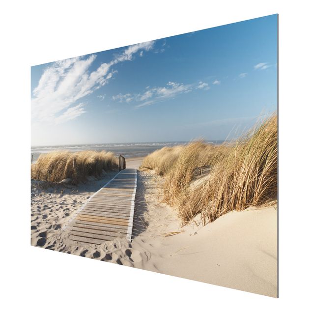 Aluminium Dibond schilderijen Baltic Sea Beach