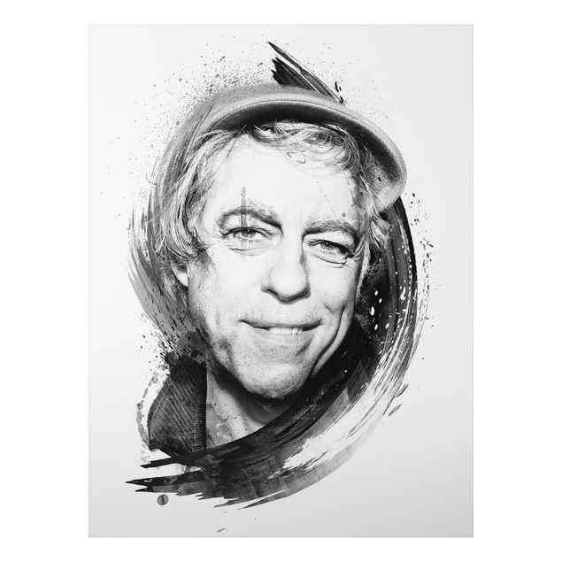 Aluminium Dibond schilderijen Bob Geldof