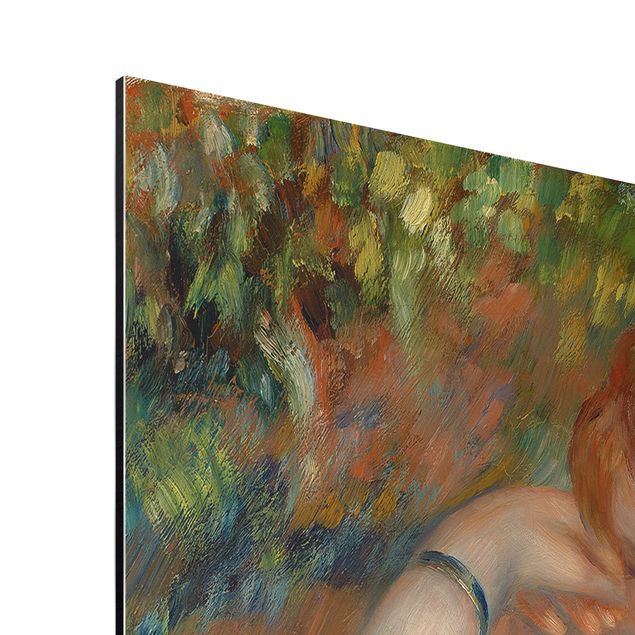 Aluminium Dibond schilderijen Auguste Renoir - After the Bath