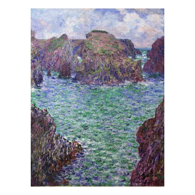 Aluminium Dibond schilderijen Claude Monet - The Magpie