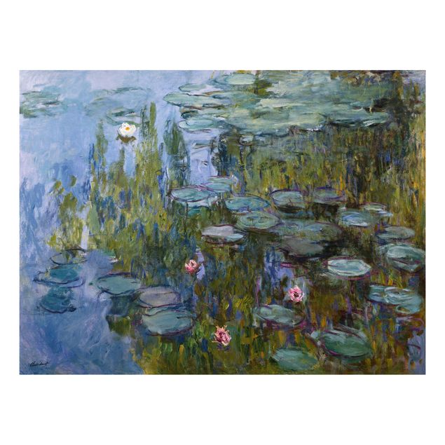 Aluminium Dibond schilderijen Claude Monet - The Seine At Petit-Gennevilliers