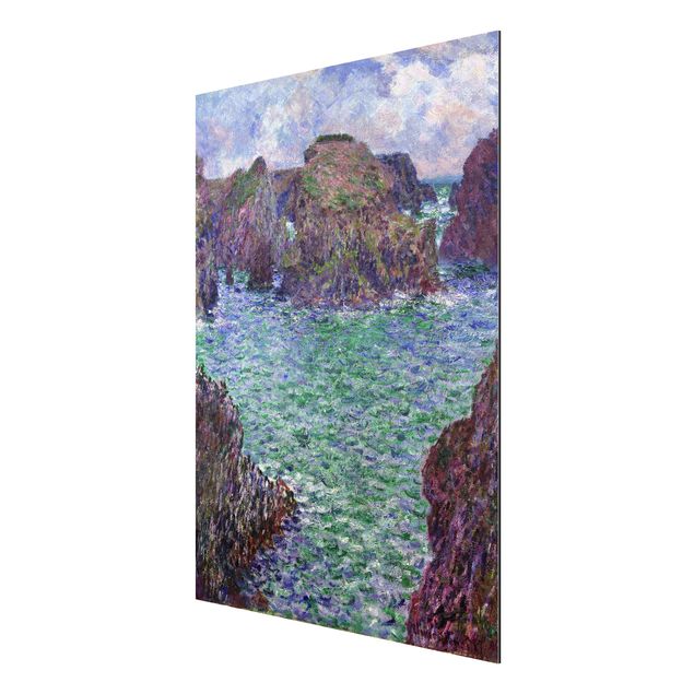 Aluminium Dibond schilderijen Claude Monet - The Magpie