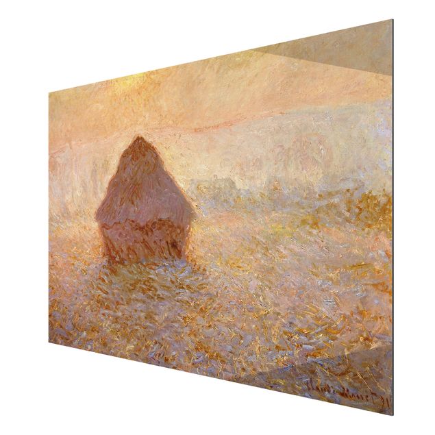 Aluminium Dibond schilderijen Claude Monet - London Sunset