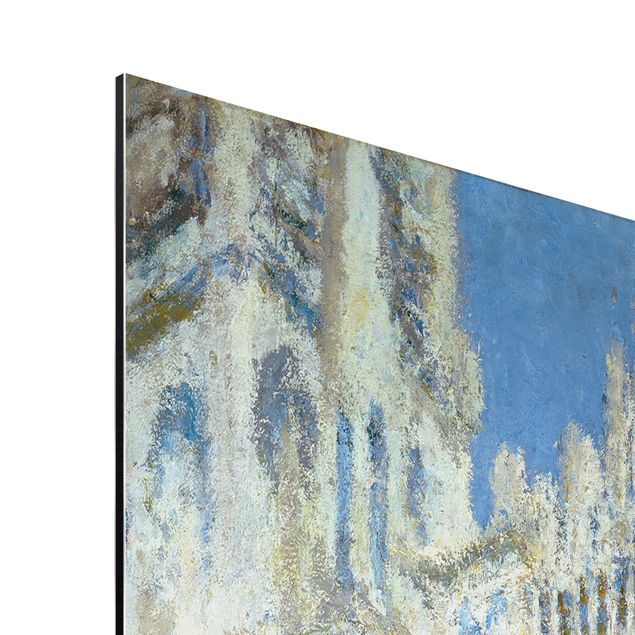Aluminium Dibond schilderijen Claude Monet - Portal of the Cathedral of Rouen
