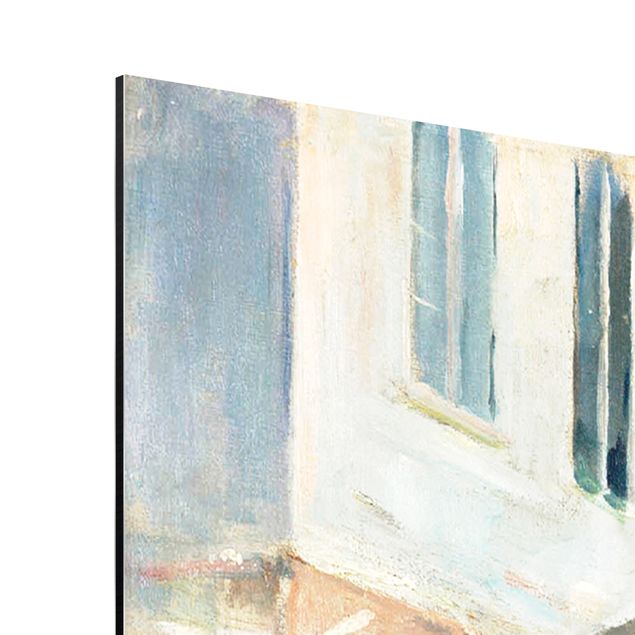 Aluminium Dibond schilderijen Edvard Munch - Evening
