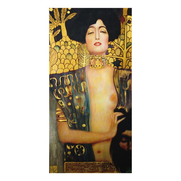 Aluminium Dibond schilderijen Gustav Klimt - Judith I