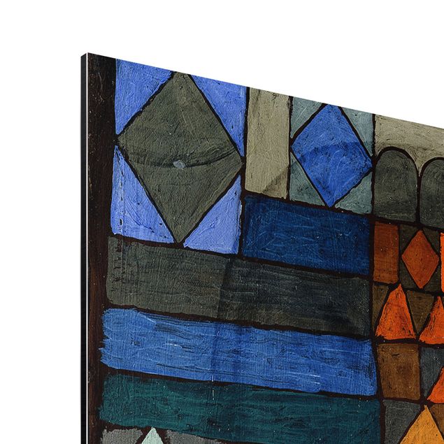 Aluminium Dibond schilderijen Paul Klee - Beginning Coolness